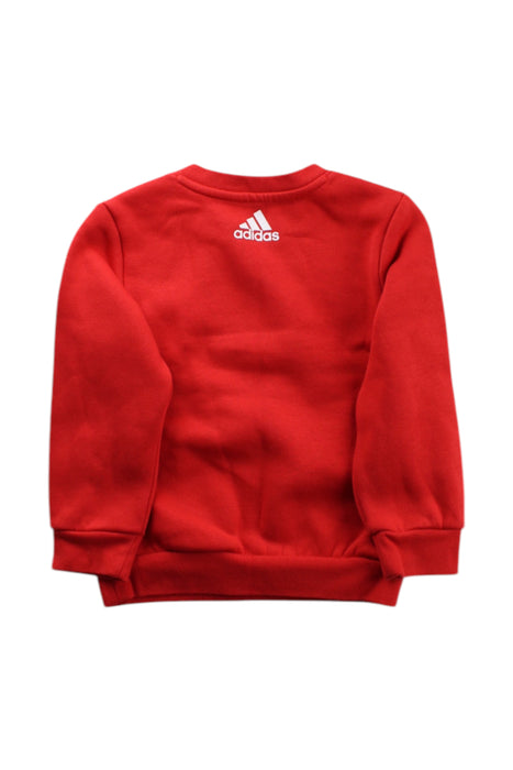 A Red Crewneck Sweatshirts from Adidas in size 18-24M for neutral. (Back View)