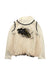 A Ivory Long Sleeve Tops from I Pinco Pallino in size 4T for girl. (Front View)