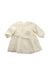 A Ivory Long Sleeve Dresses from Dior in size 3-6M for girl. (Front View)