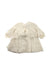 A Ivory Long Sleeve Dresses from Dior in size 3-6M for girl. (Back View)