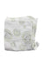 A White Swaddles from Aden & Anais in size O/S for neutral. (Front View)