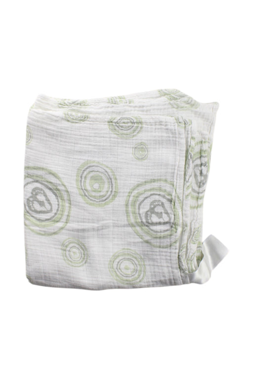 A White Swaddles from Aden & Anais in size O/S for neutral. (Front View)