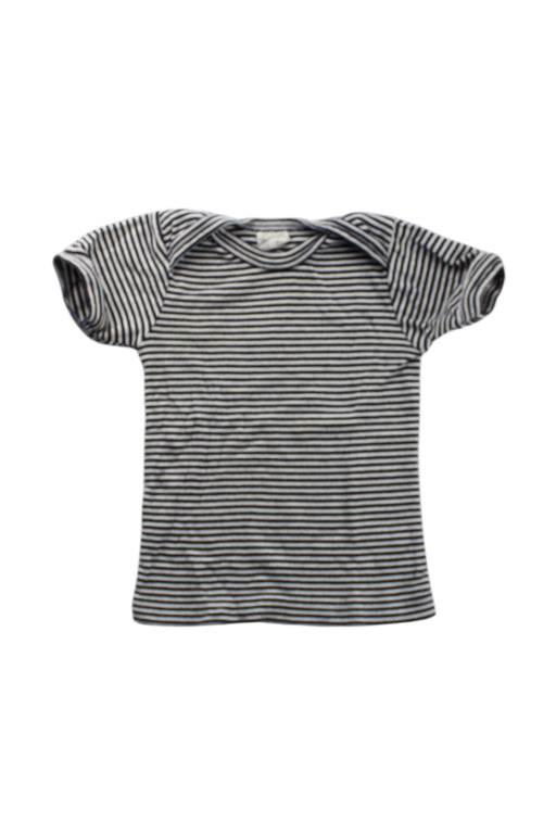 A Black Short Sleeve T Shirts from Nature Baby in size 6-12M for neutral. (Front View)