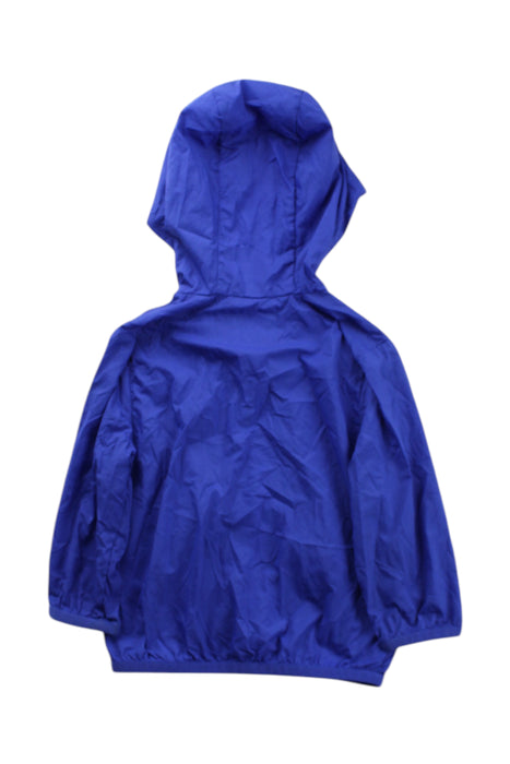 A Blue Lightweight Jackets from Momonittu in size 6-12M for neutral. (Back View)