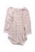 A White Long Sleeve Bodysuits from Petit Bateau in size 12-18M for neutral. (Back View)