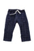A Navy Casual Pants from Petit Bateau in size 12-18M for neutral. (Front View)