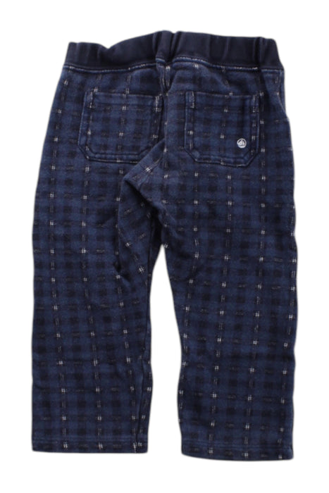 A Navy Casual Pants from Petit Bateau in size 12-18M for neutral. (Back View)