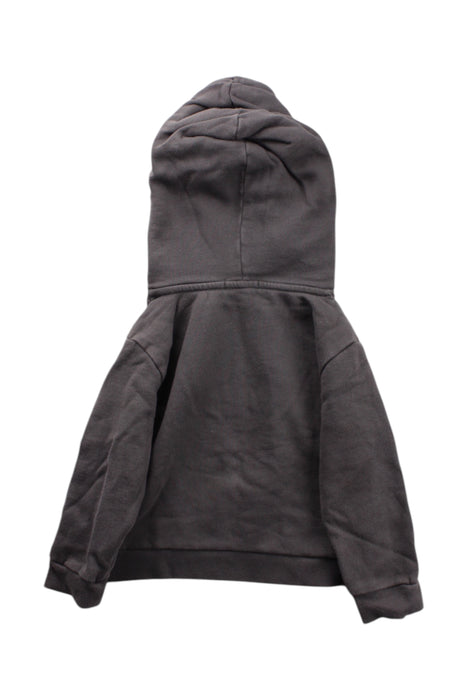 A Grey Hooded Sweatshirts from the new society in size 2T for neutral. (Back View)