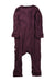 A Burgundy Onesies from Mori in size 12-18M for neutral. (Back View)