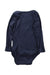 A Navy Long Sleeve Bodysuits from Mori in size 12-18M for neutral. (Back View)