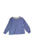A Blue Long Sleeve Shirts from Jacadi in size 6T for girl. (Back View)