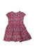 A Multicolour Short Sleeve Dresses from Jacadi in size 6T for girl. (Back View)