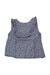 A Blue Sleeveless Tops from Jacadi in size 5T for girl. (Front View)