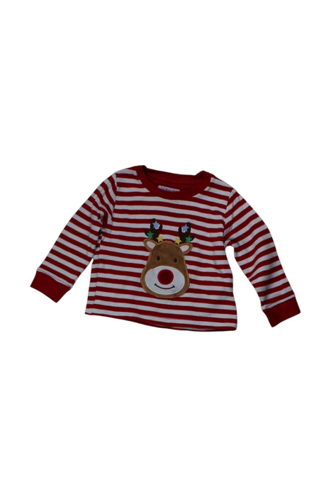A Red Long Sleeve Tops from Jojo Maman Bébé in size 12-18M for neutral. (Front View)