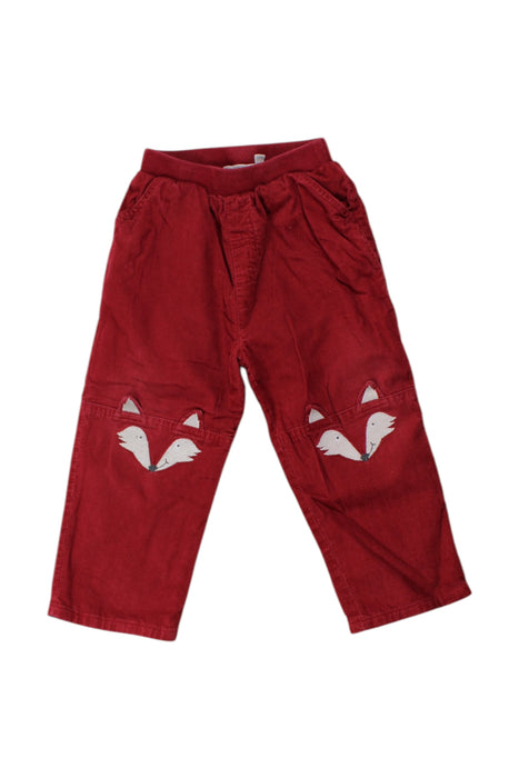 A Red Casual Pants from Jojo Maman Bébé in size 12-18M for boy. (Front View)