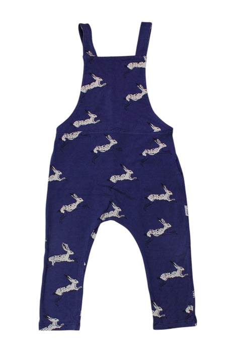 A Blue Long Overalls from Small Stories in size 12-18M for boy. (Front View)
