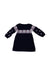 A Navy Sweater Dresses from Blueberi Boulevard in size 4T for girl. (Back View)