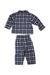 A Blue Pyjama Sets from The Original Pyjama Company in size 18-24M for boy. (Back View)
