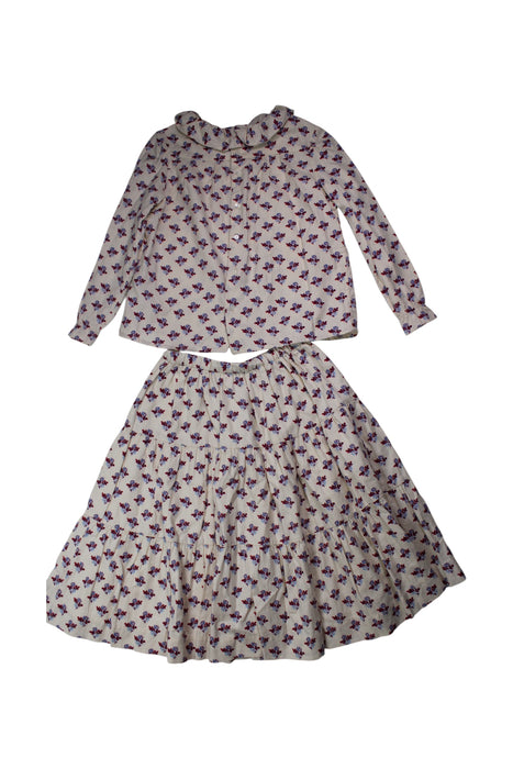A Multicolour Skirt Sets from Bonpoint in size 6T for girl. (Back View)