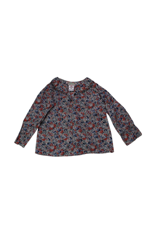 A Multicolour Long Sleeve Tops from Bonpoint in size 4T for girl. (Front View)