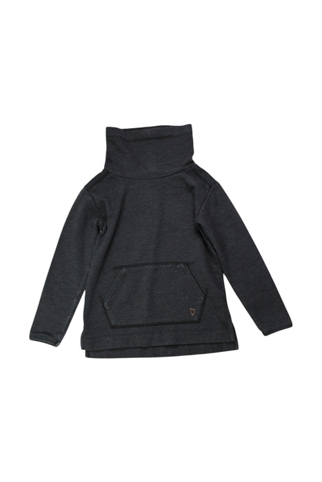 A Black Crewneck Sweatshirts from Crewcuts in size 5T for boy. (Front View)