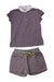 A Grey Shorts Sets from Fendi in size 8Y for girl. (Front View)