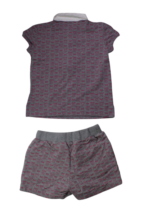 A Grey Shorts Sets from Fendi in size 8Y for girl. (Back View)
