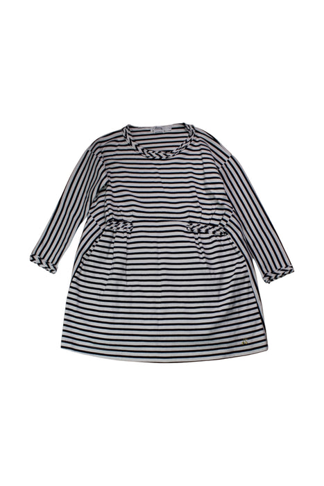 A Black Long Sleeve Dresses from Bonpoint in size 6T for girl. (Front View)