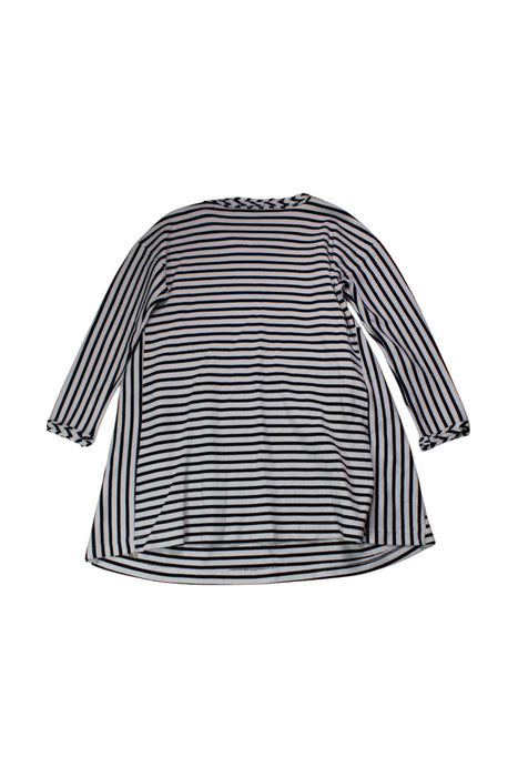 A Black Long Sleeve Dresses from Bonpoint in size 6T for girl. (Back View)