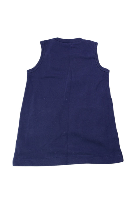 A Navy Sleeveless Dresses from Crewcuts in size 4T for girl. (Back View)