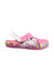 A Multicolour Slip Ons from Crocs in size 6T for girl. (Front View)