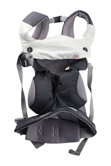 A White Baby Carriers from Ergobaby in size O/S for neutral. (Front View)