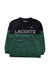 A Green Crewneck Sweatshirts from Lacoste in size 6T for boy. (Front View)