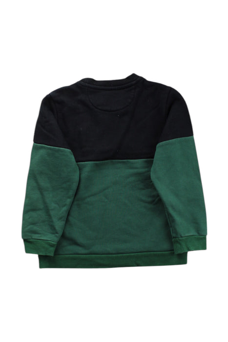 A Green Crewneck Sweatshirts from Lacoste in size 6T for boy. (Back View)