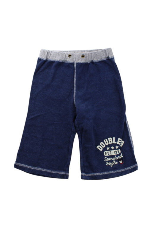 A Navy Shorts from Miki House in size 5T for boy. (Front View)