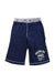 A Navy Shorts from Miki House in size 5T for boy. (Front View)