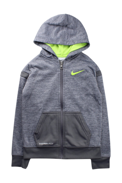 A Grey Hooded Sweatshirts from Nike in size 5T for neutral. (Front View)