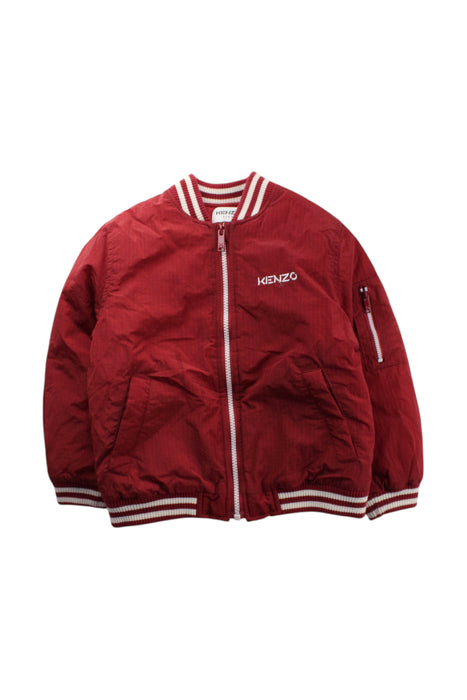 A Red Lightweight Jackets from Kenzo in size 5T for neutral. (Front View)