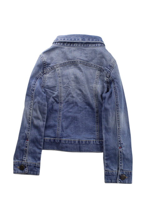 A Blue Lightweight Jackets from Monsoon in size 5T for girl. (Back View)