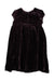 A Burgundy Short Sleeve Dresses from Jacadi in size 6T for girl. (Front View)