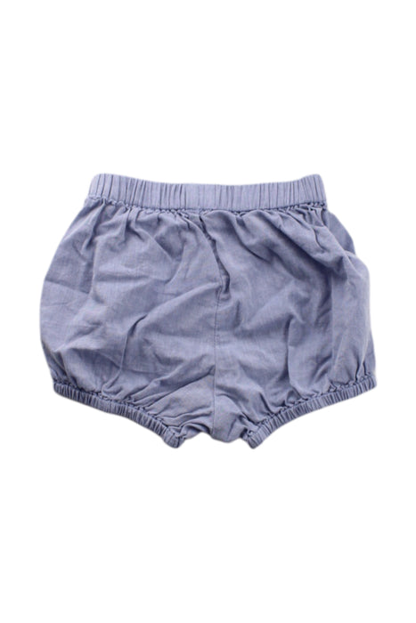 A Blue Bloomers from The Little White Company in size 0-3M for neutral. (Back View)