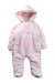 A Pink Snowsuits from Jacadi in size 3-6M for neutral. (Front View)