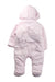 A Pink Snowsuits from Jacadi in size 3-6M for neutral. (Back View)