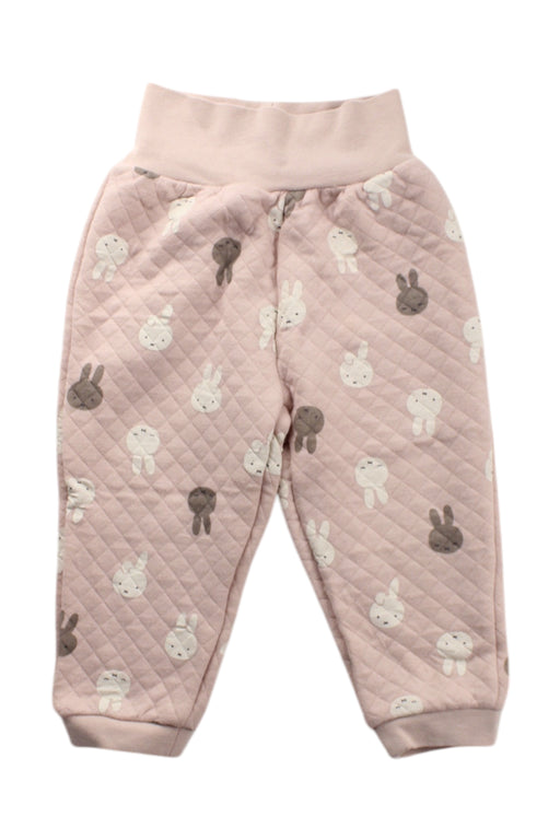 A Pink Casual Pants from Petit Main in size 18-24M for neutral. (Front View)