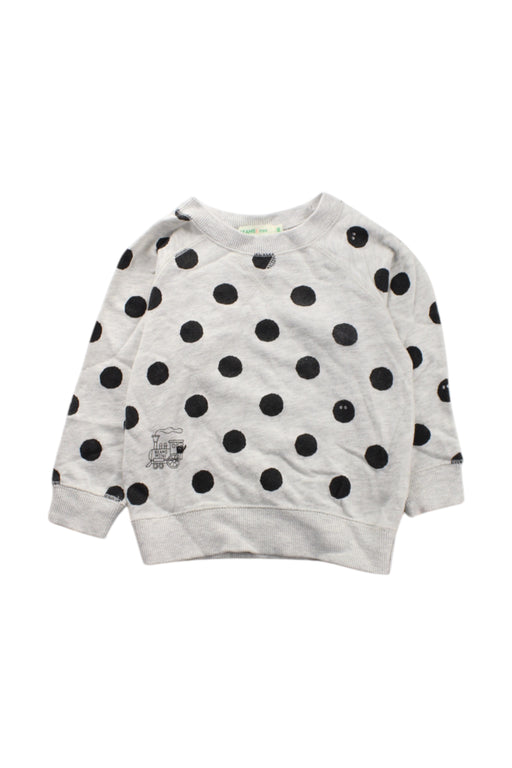 A Grey Crewneck Sweatshirts from BEAMS in size 18-24M for neutral. (Front View)