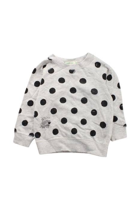 A Grey Crewneck Sweatshirts from BEAMS in size 18-24M for neutral. (Front View)