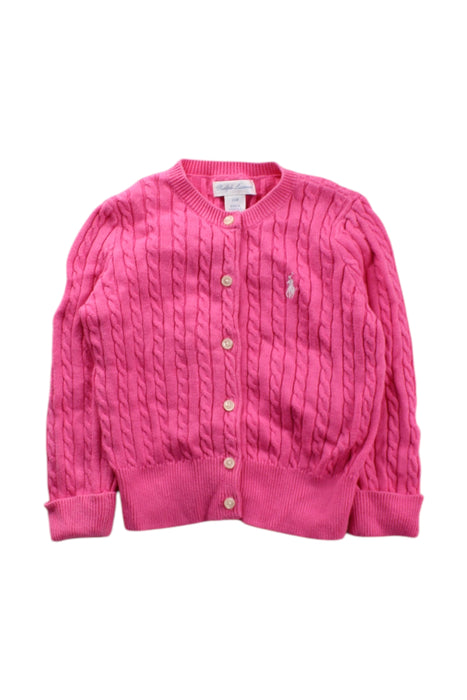 A Pink Cardigans from Ralph Lauren in size 18-24M for girl. (Front View)
