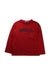 A Red Long Sleeve T Shirts from Mayoral in size 6T for boy. (Front View)