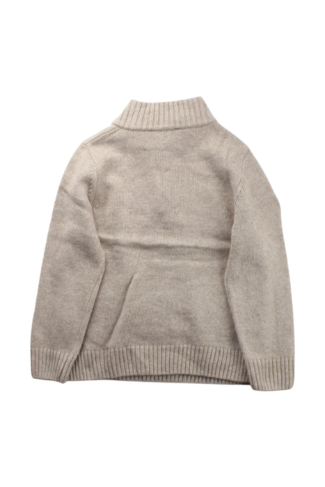 A Beige Knit Sweaters from Thomas Brown in size 4T for boy. (Back View)