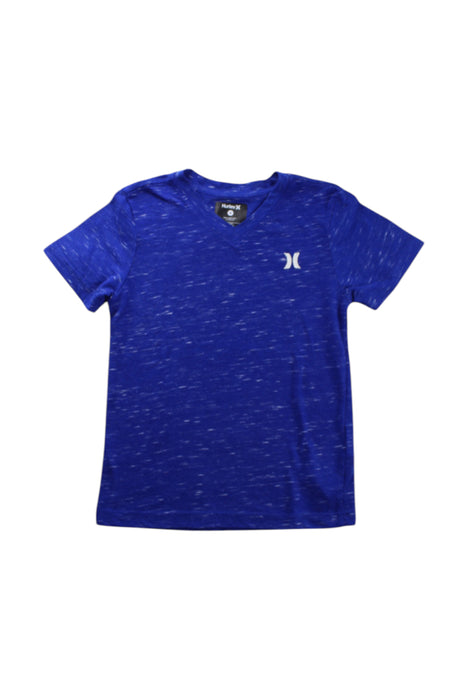 A Blue Short Sleeve T Shirts from Hurley in size 5T for boy. (Front View)